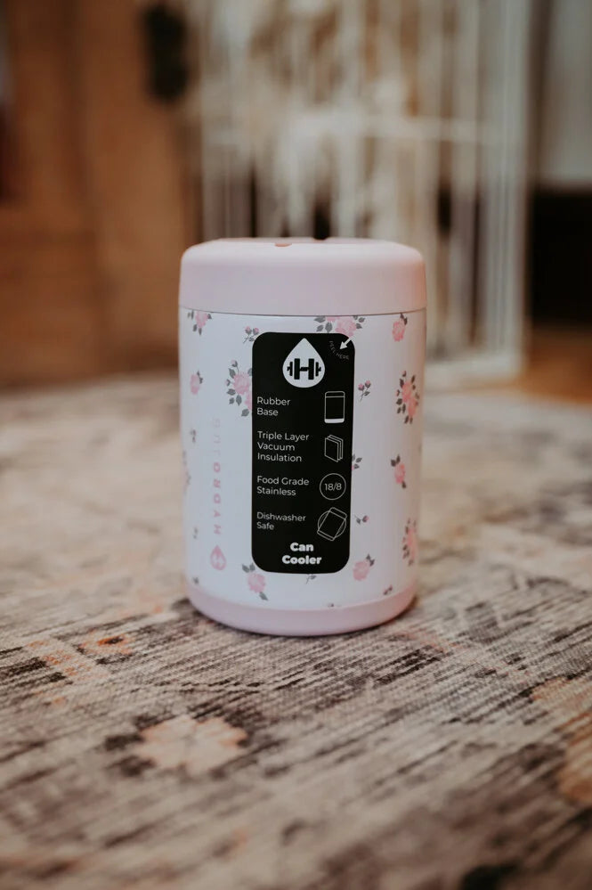 HydroJug Standard Can Cooler (Wild Rose)