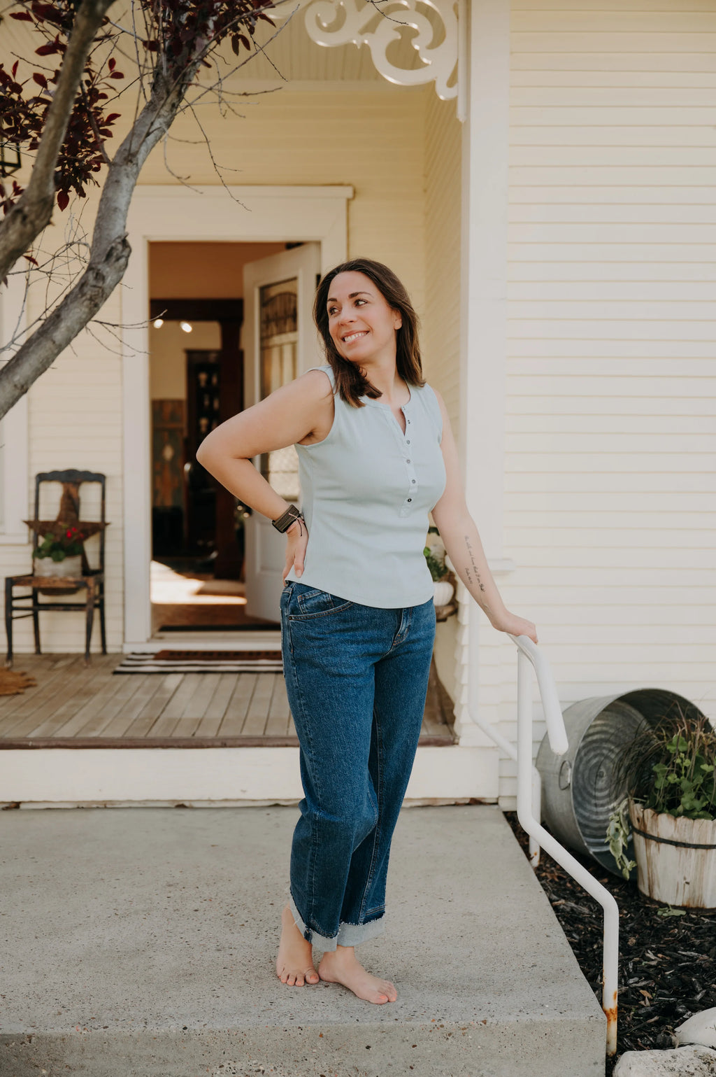 Free People- Risk Taker Mid-Rise Jean