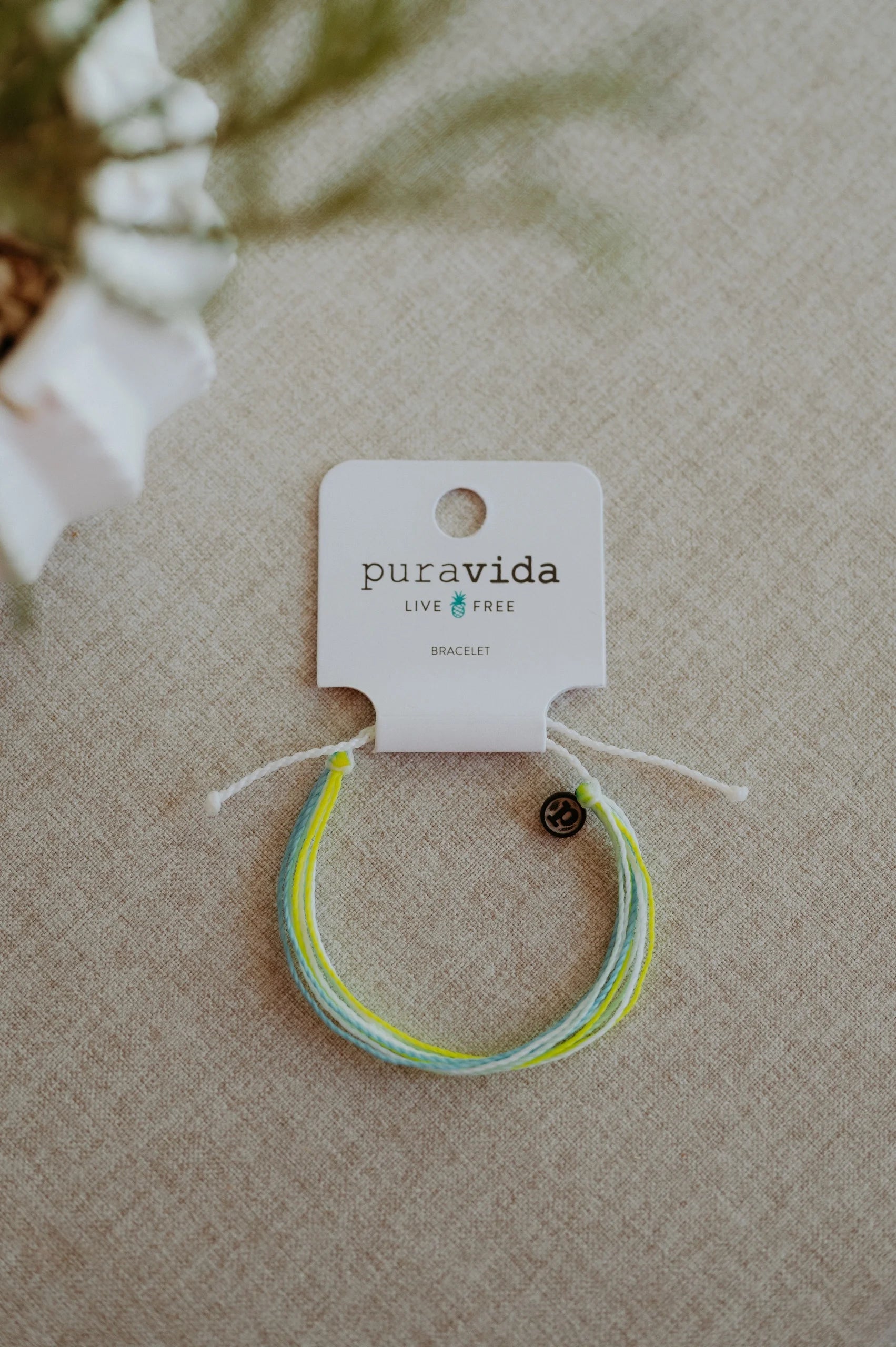 Puravida Bracelet (Neon Yellow, Blue, White)