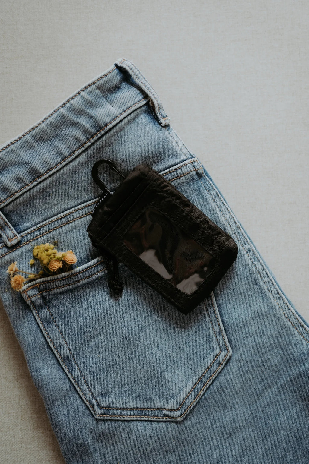 Thread Pouch Wallet (Black)