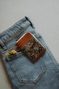 Thread Leather Zip Wallet (Realtree Edge Green/Brown Camo)