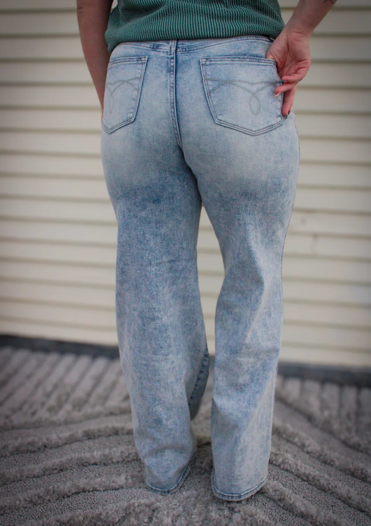 Judy Blue HW Tummy Control Retro Wide JB88867LT