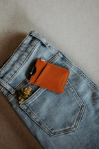 Thread Vertical Wallet (Emmeline Red/Pink)