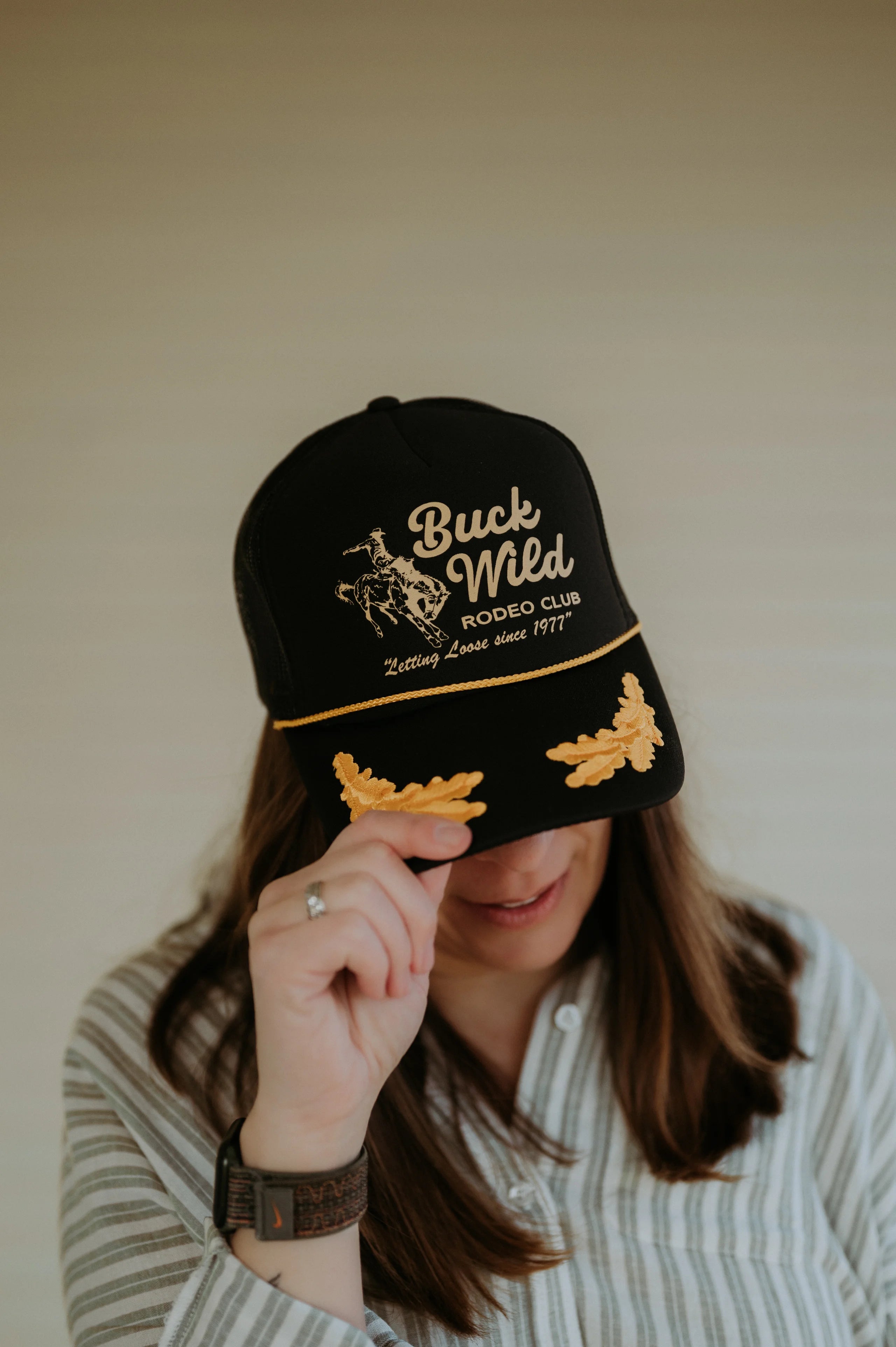 Rodeo Hippie Buck Wild Trucker Hat