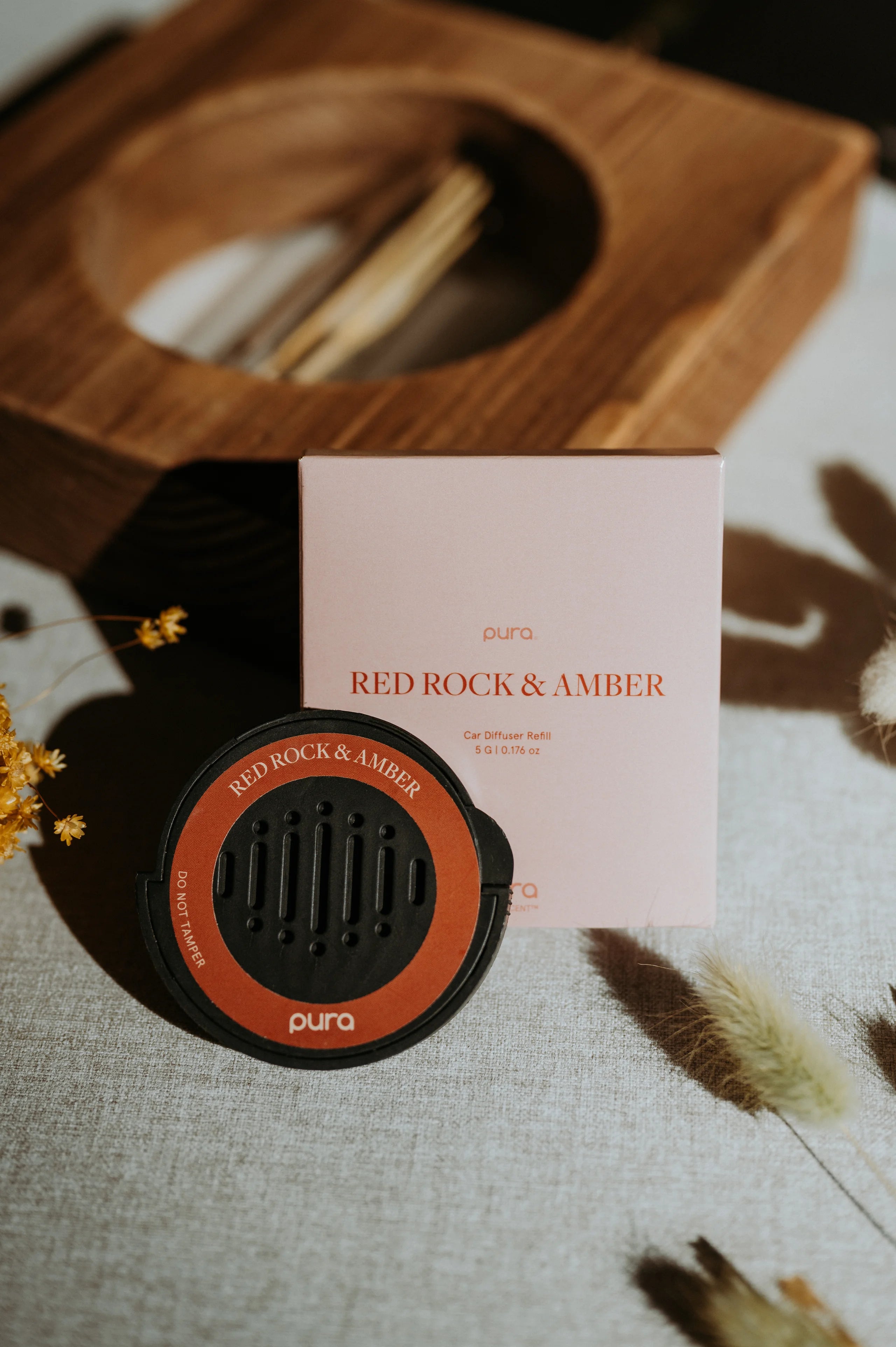Pura Car Fragrance Refill - Red Rock & Amber
