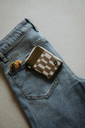 Thread Leather Zip Wallet (Scout Cream/Green)