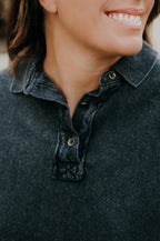 Free People Keep On Polo Tee