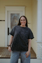 Zutter Mineral Washed Cuffed Sleeve