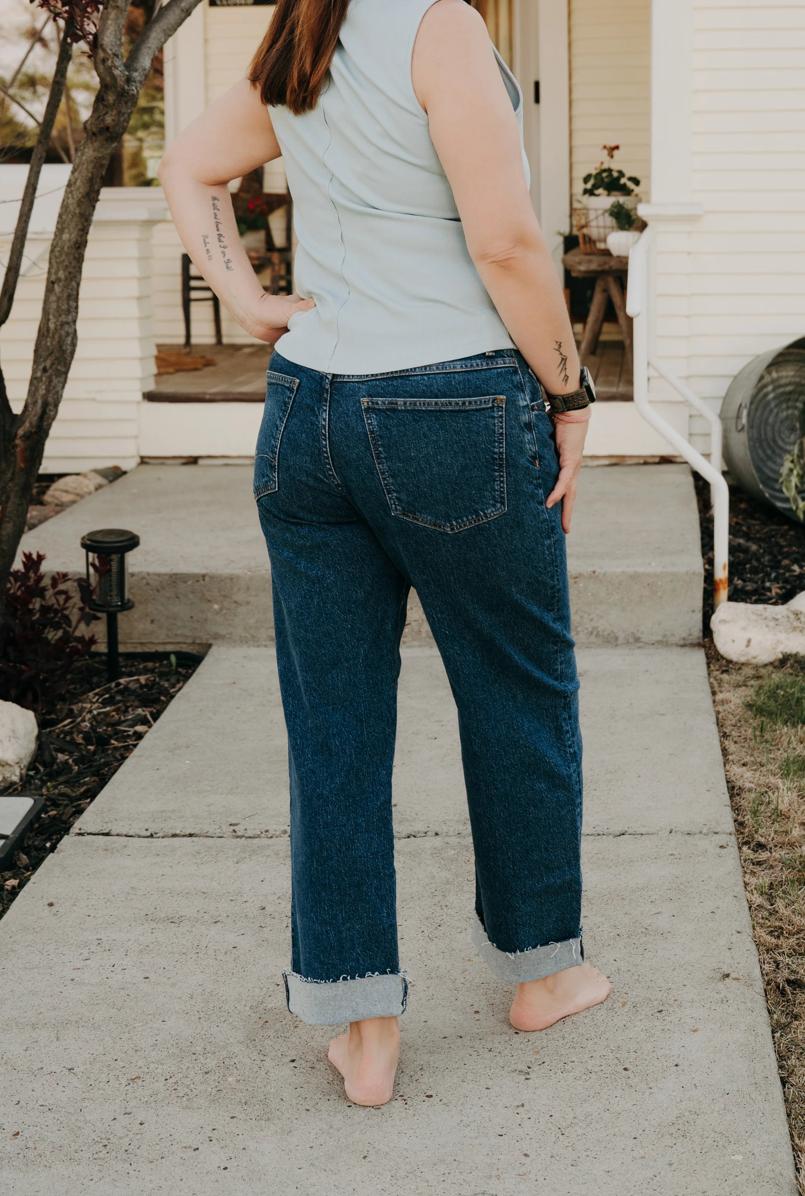 Free People- Risk Taker Mid-Rise Jean