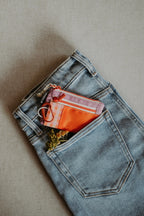 Thread Pouch Wallet (Juno Orange/Pink)