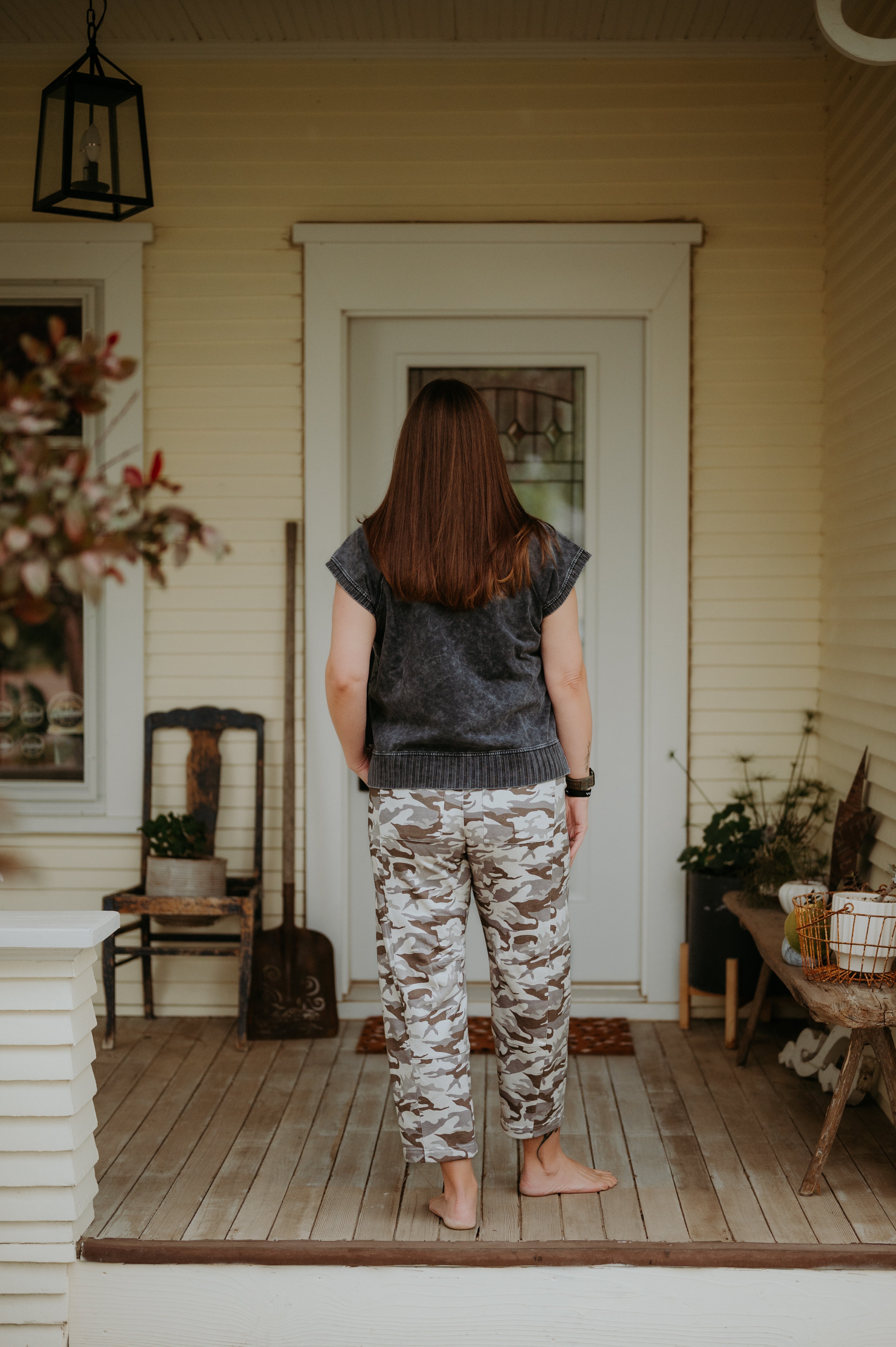 Flag & Anthem Keira Camo Pull On Barrel Pant