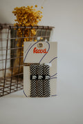 Kaxi Hair Ties - Small Checkered (Black & Cream)