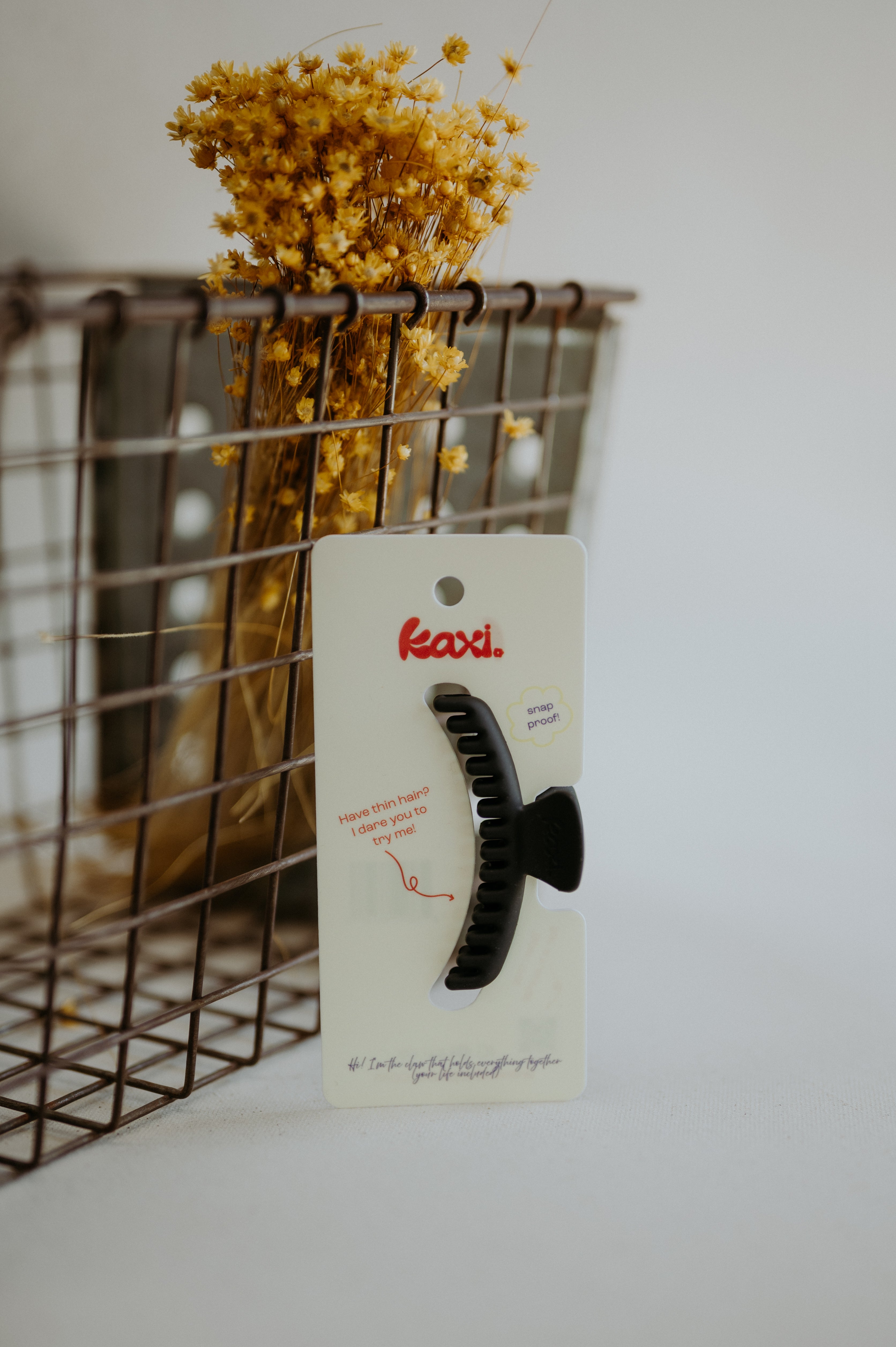 Kaxi Mini Hold Everything Claw Clip Matte Black