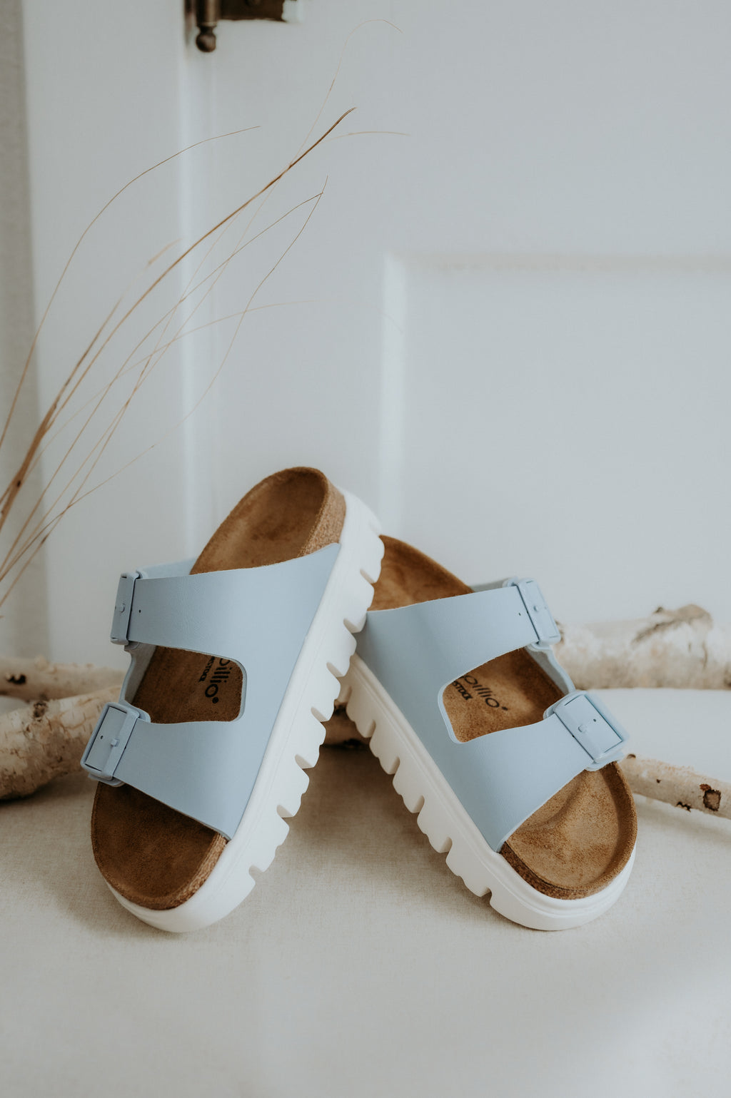 Birkenstocks Arizona Chunky Baby Blue