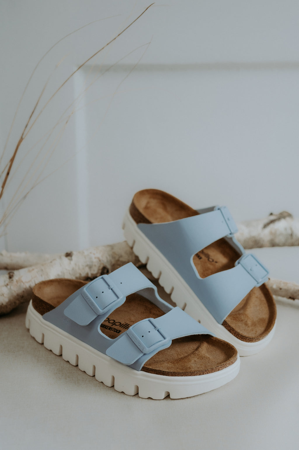 Birkenstocks Arizona Chunky Baby Blue
