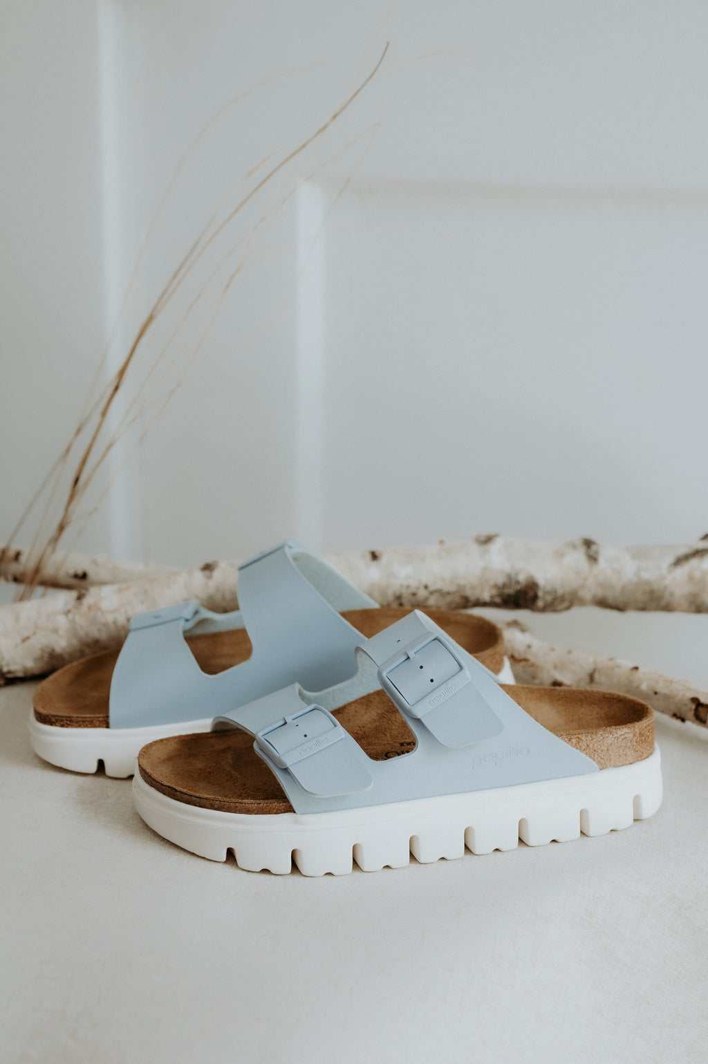 Birkenstocks Arizona Chunky Baby Blue