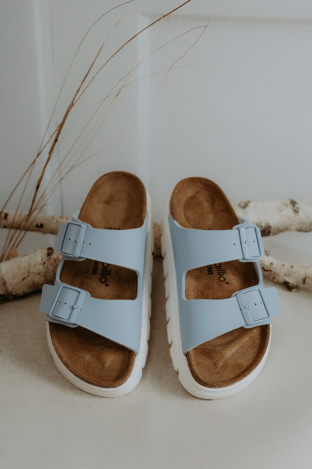Birkenstocks Arizona Chunky Baby Blue