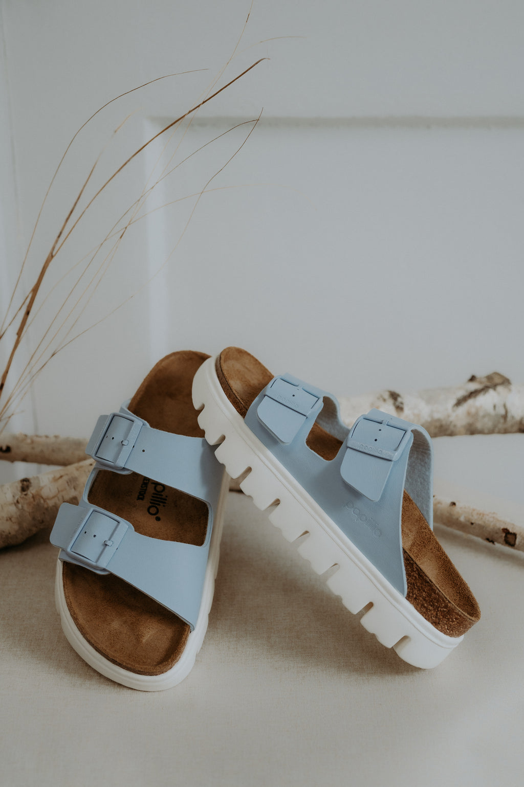 Birkenstocks Arizona Chunky Baby Blue