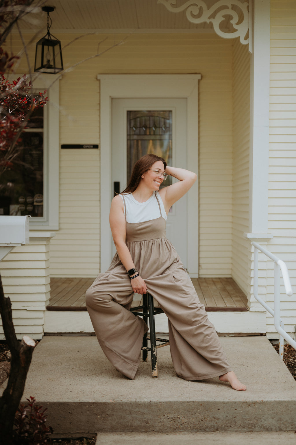 Free People Hot Shot Strappy Onesie 2 Hickory