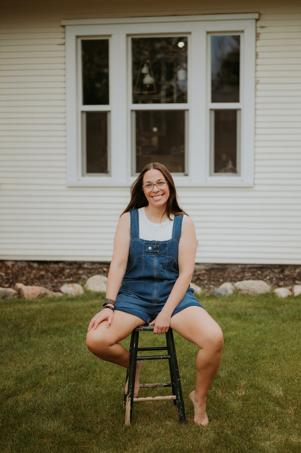 Free People Jude Shortall Mid Indigo