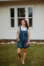 Free People Jude Shortall Mid Indigo