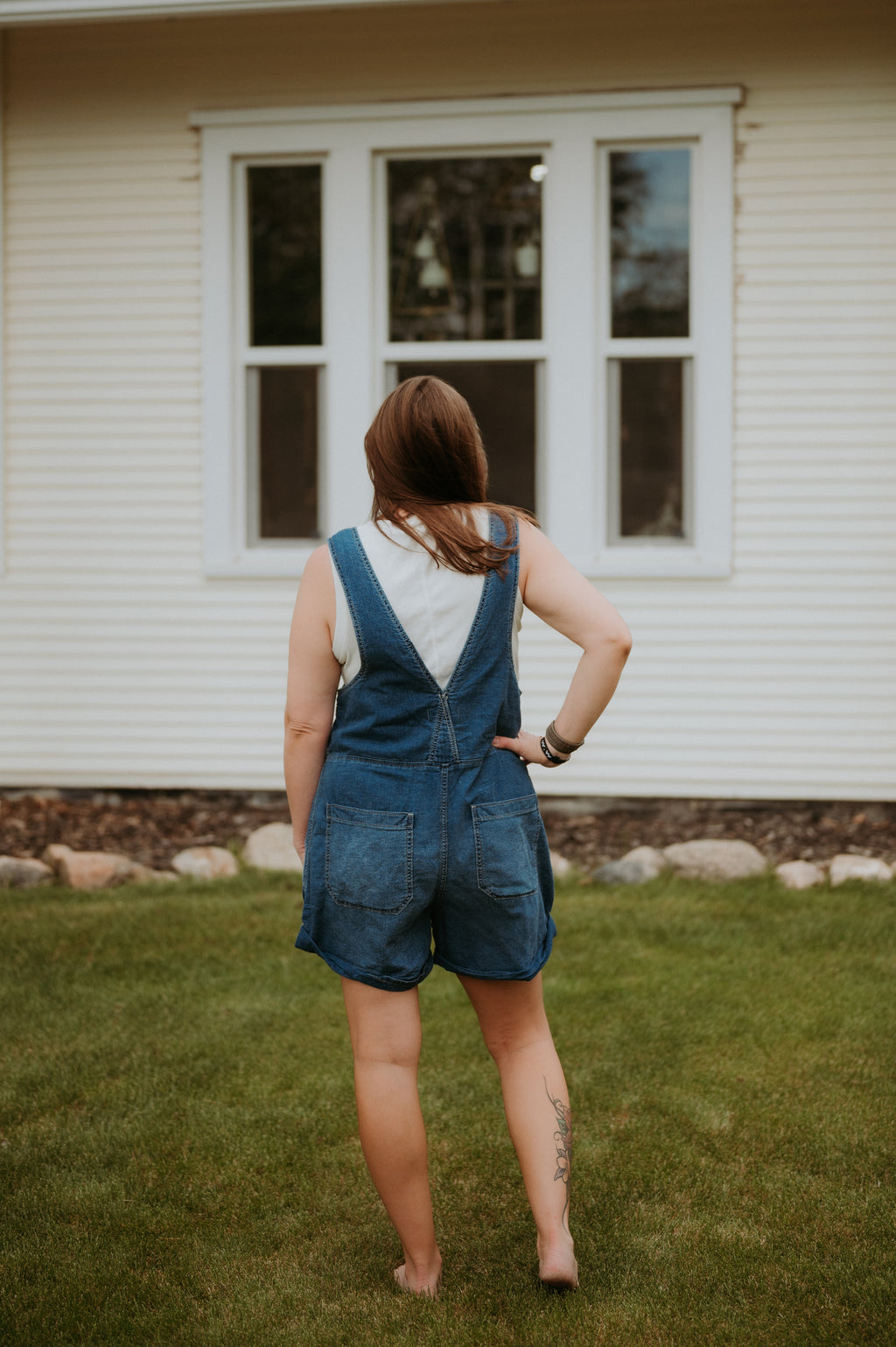 Free People Jude Shortall Mid Indigo