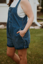 Free People Jude Shortall Mid Indigo