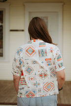 Pendleton Harlow S/S Shirt  Ivory Multi