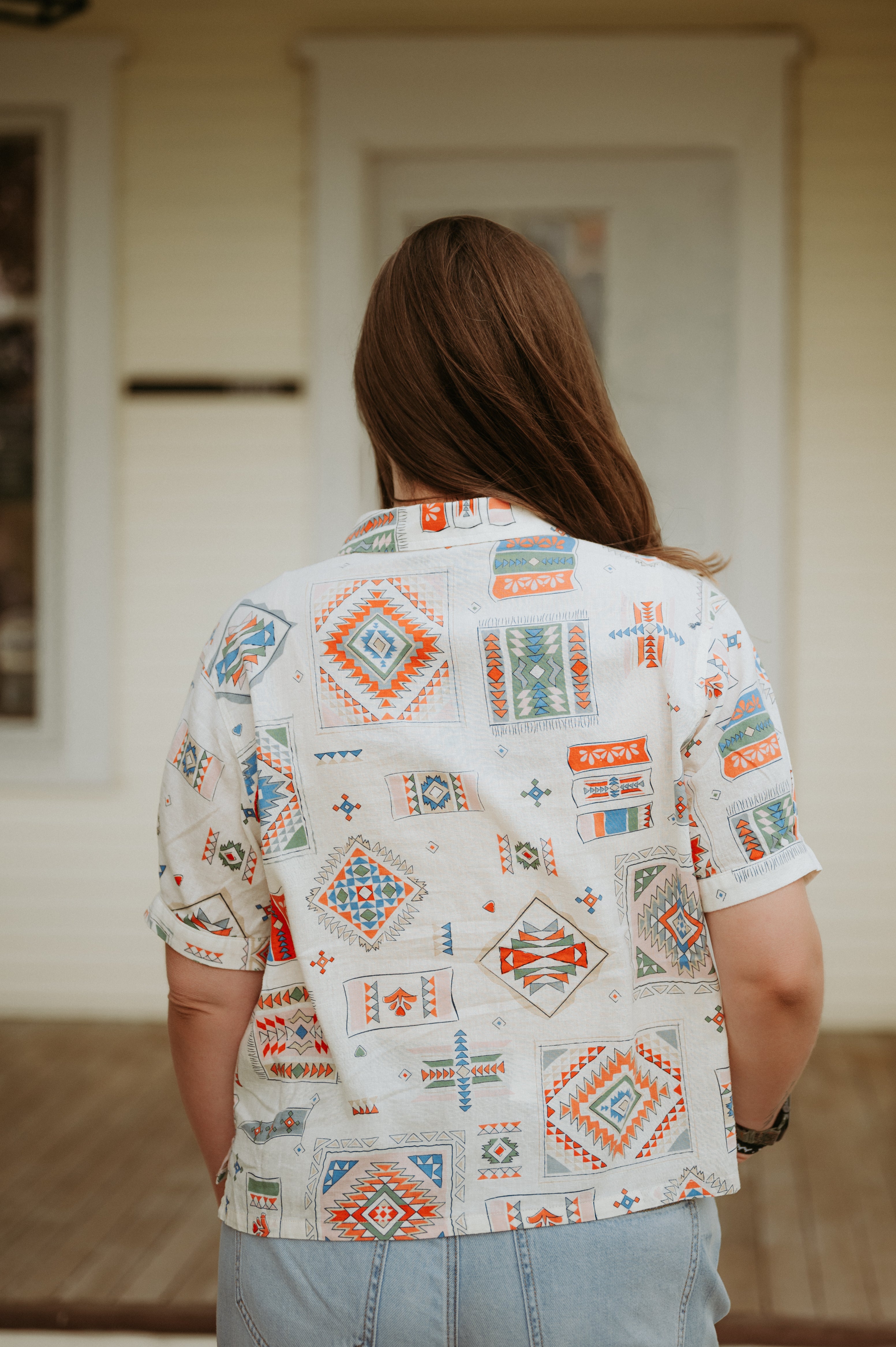 Pendleton Harlow S/S Shirt  Ivory Multi