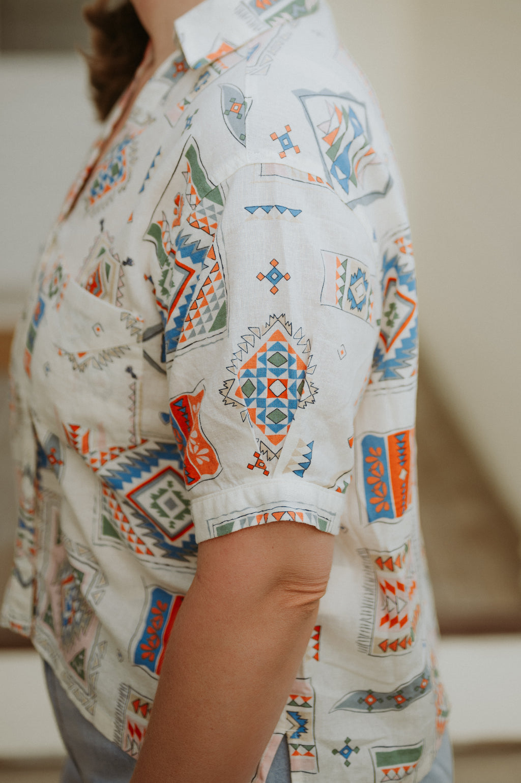 Pendleton Harlow S/S Shirt  Ivory Multi