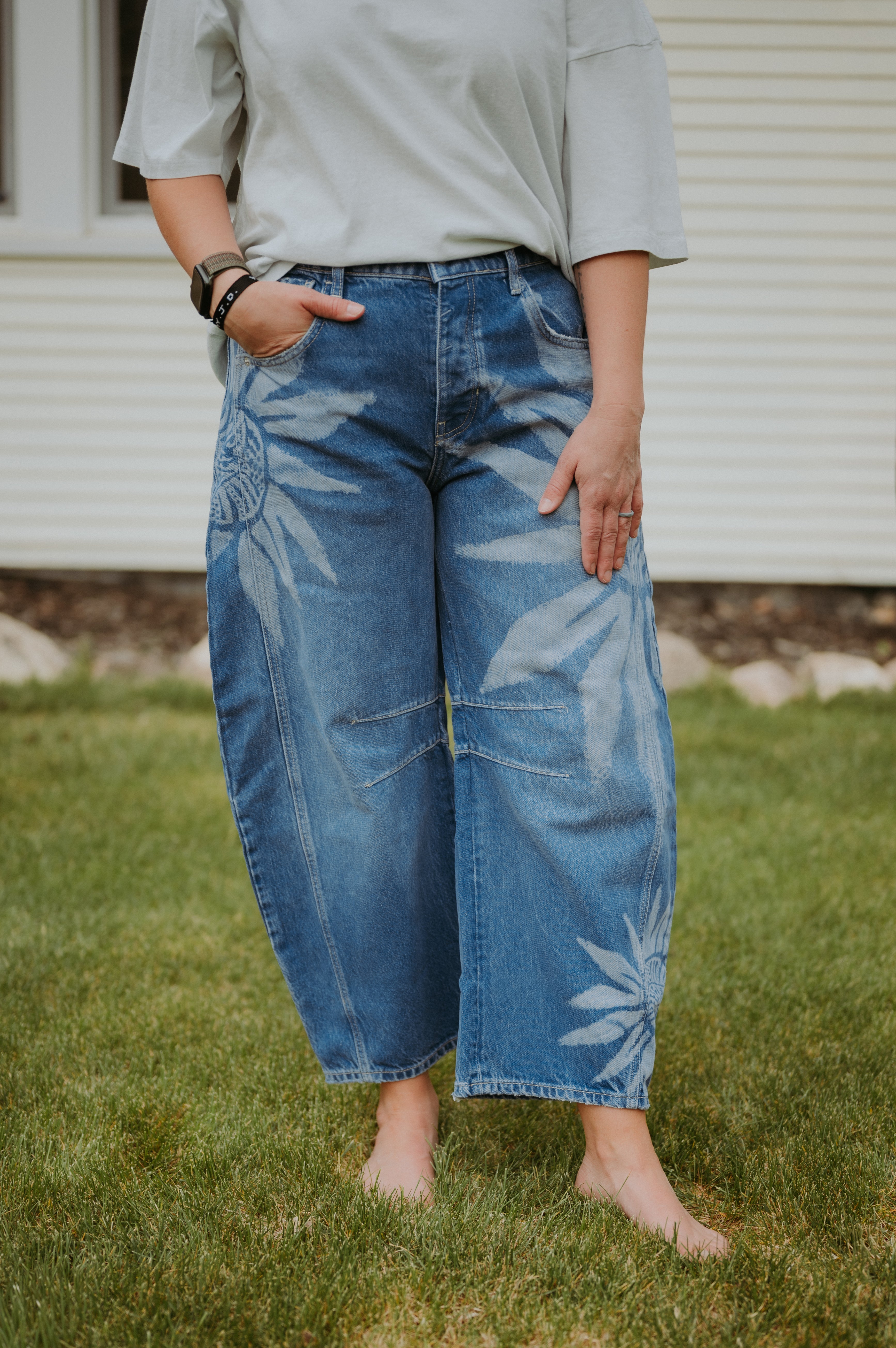 Free People Good Luck Printed Barrel (Sun Fade)