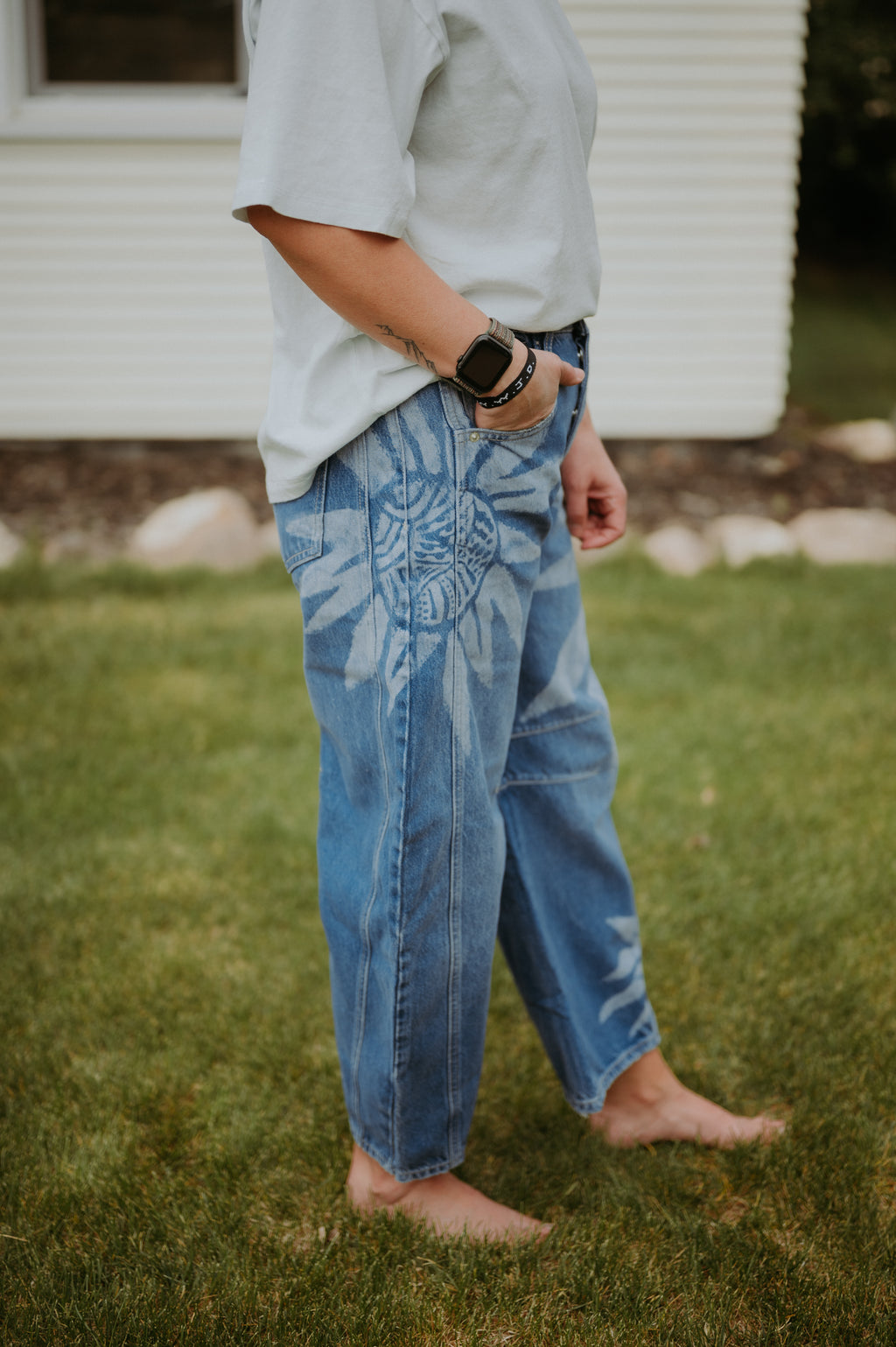 Free People Good Luck Printed Barrel (Sun Fade)