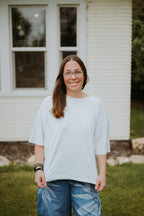 Free People Tackle Tee Arctic Snow