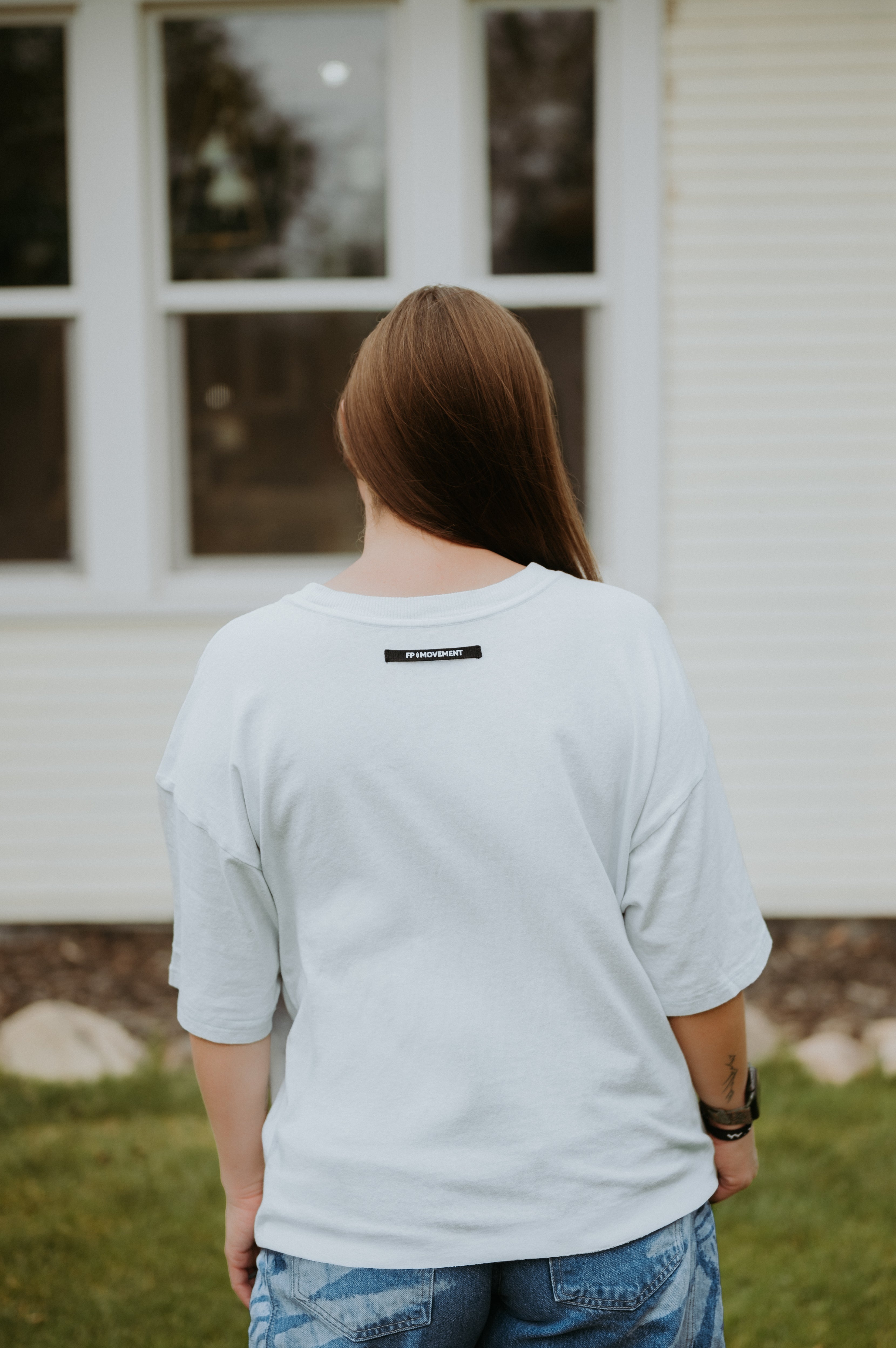 Free People Tackle Tee Arctic Snow