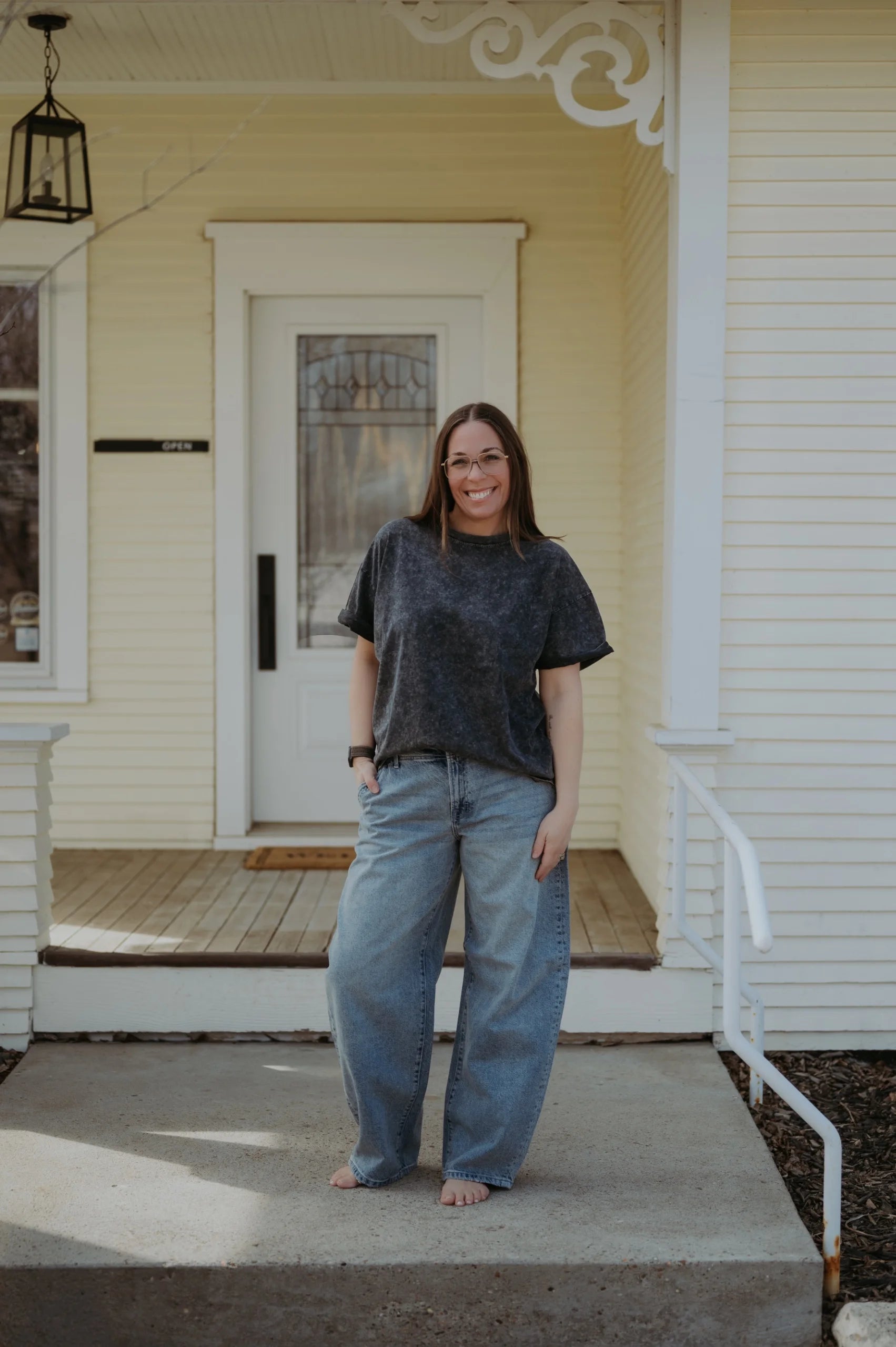 Hidden Sammie High Rise Barrel Jean