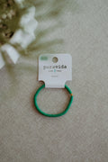 Puravida Cabrillo Vinyl Disc Stretch Bracelet (Green)